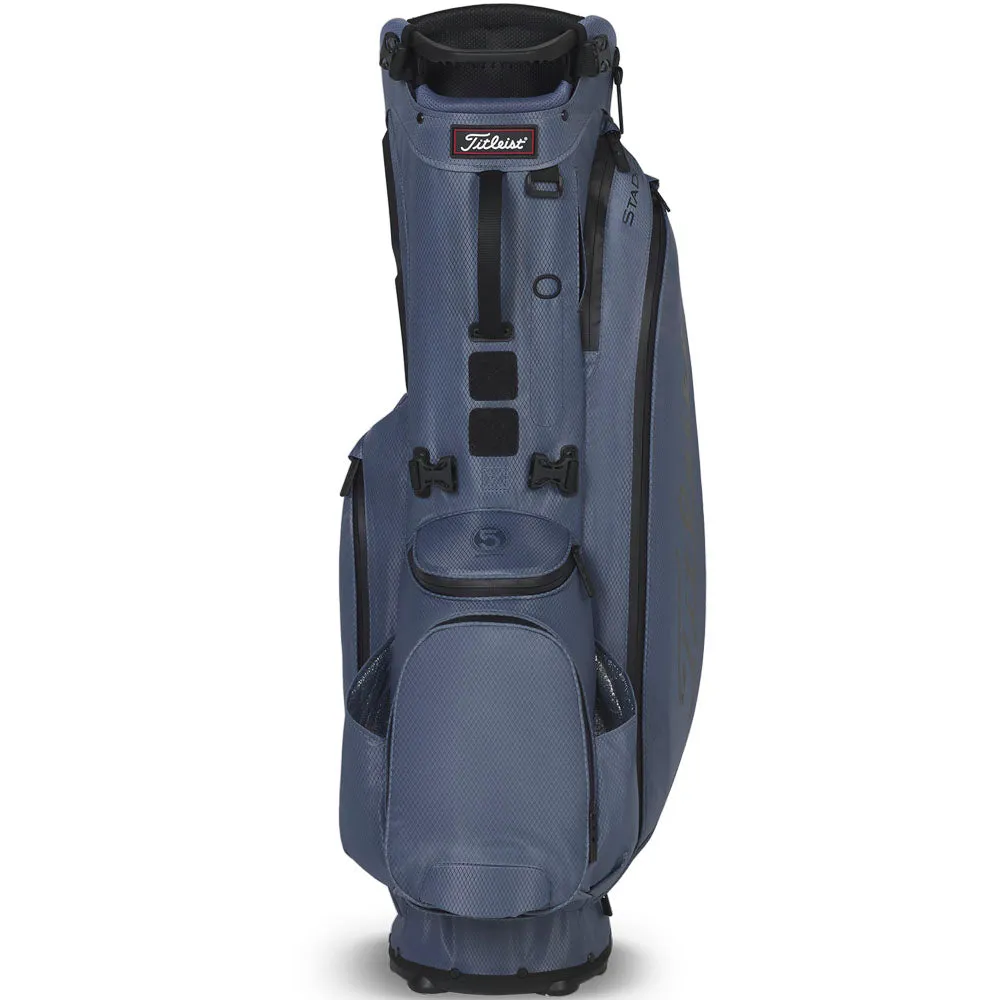 Titleist Players 5 StaDry Waterproof Stand Bag - Washed Indigo, Golf club regripping kit, MOI golf club technology, Golf bag rain cover