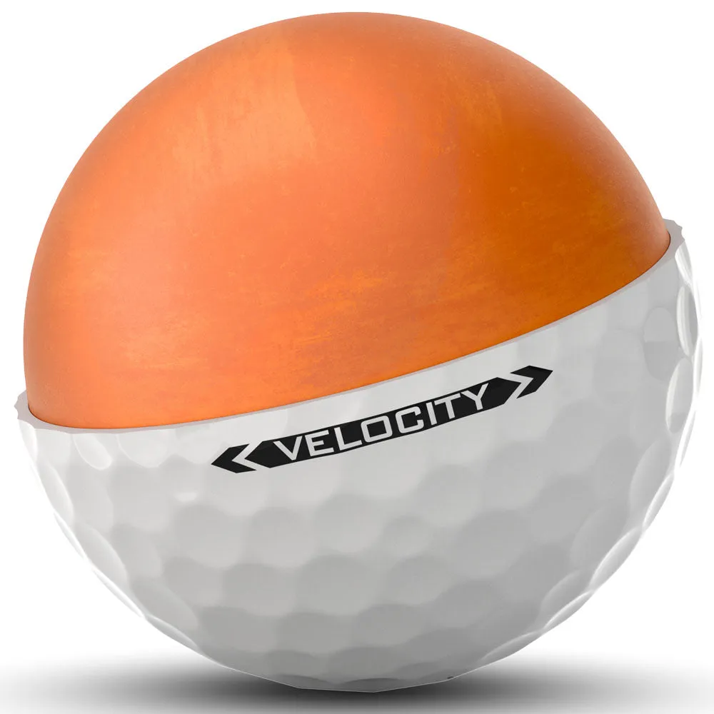 Titleist Velocity Golf Balls - White - 12 Pack, Personalized golf tees