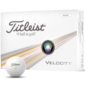 Hot Pick Titleist Velocity Golf Balls - White - 12 Pack Built to Impress, Summer golf shoes