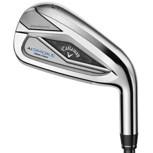 Hot Right Now Callaway Paradym Ai Smoke MAX FAST Single Irons - Graphite Everyones Talking, MOI golf club technology, Golf accessories for beginners