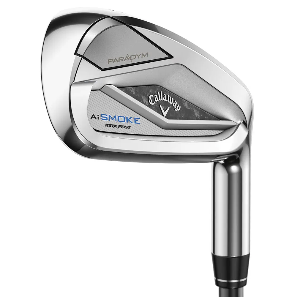 Callaway Paradym Ai Smoke MAX FAST Single Irons - Graphite, Best golf irons