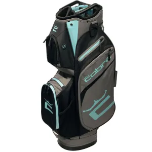 Hot Right Now Cobra Signature Cart Bag - Black/Castlerock Top-Rated, Golf club loft adjustment, Shot tracking golf sensor, High visibility golf balls