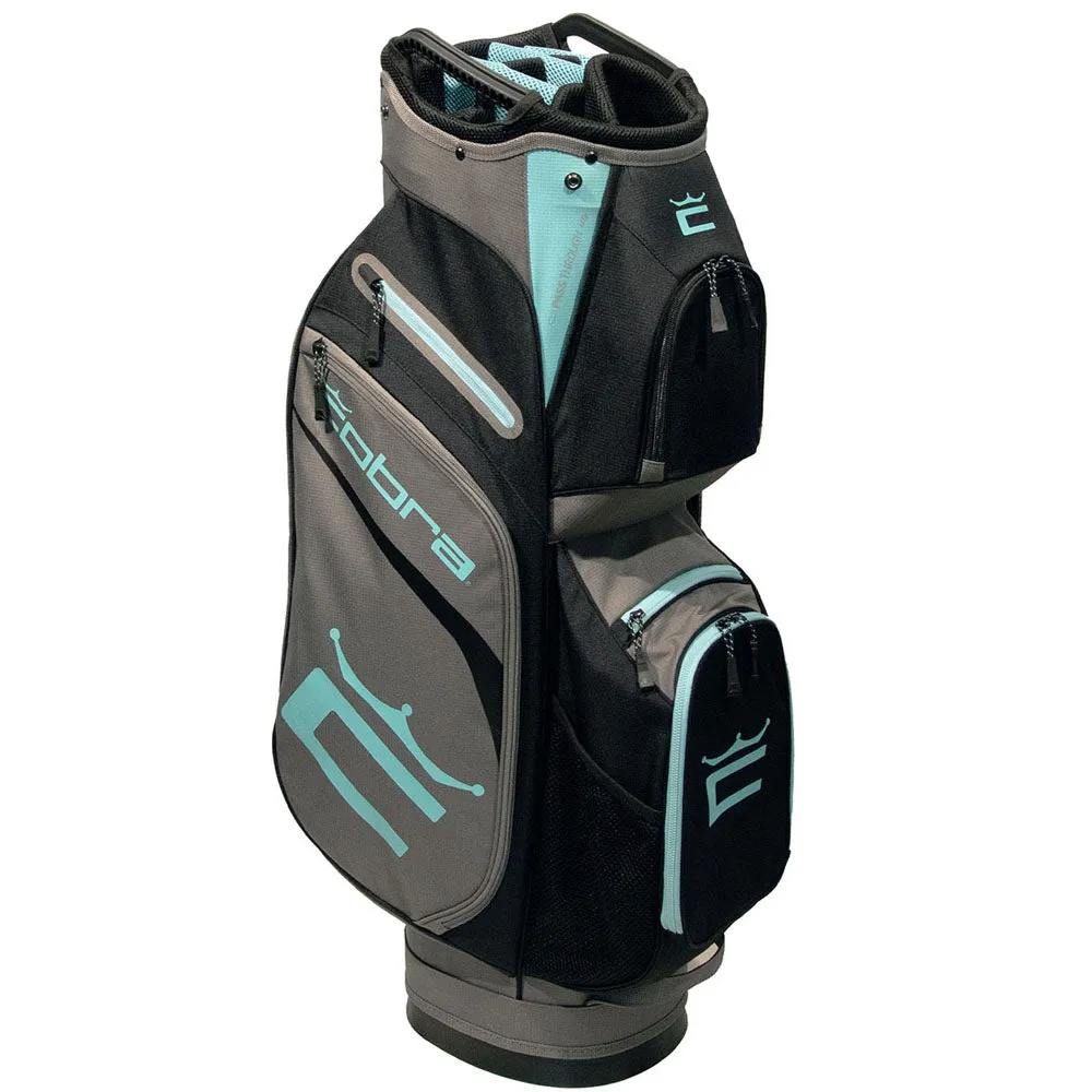 Cobra Signature Cart Bag - Black/Castlerock, Golf travel case