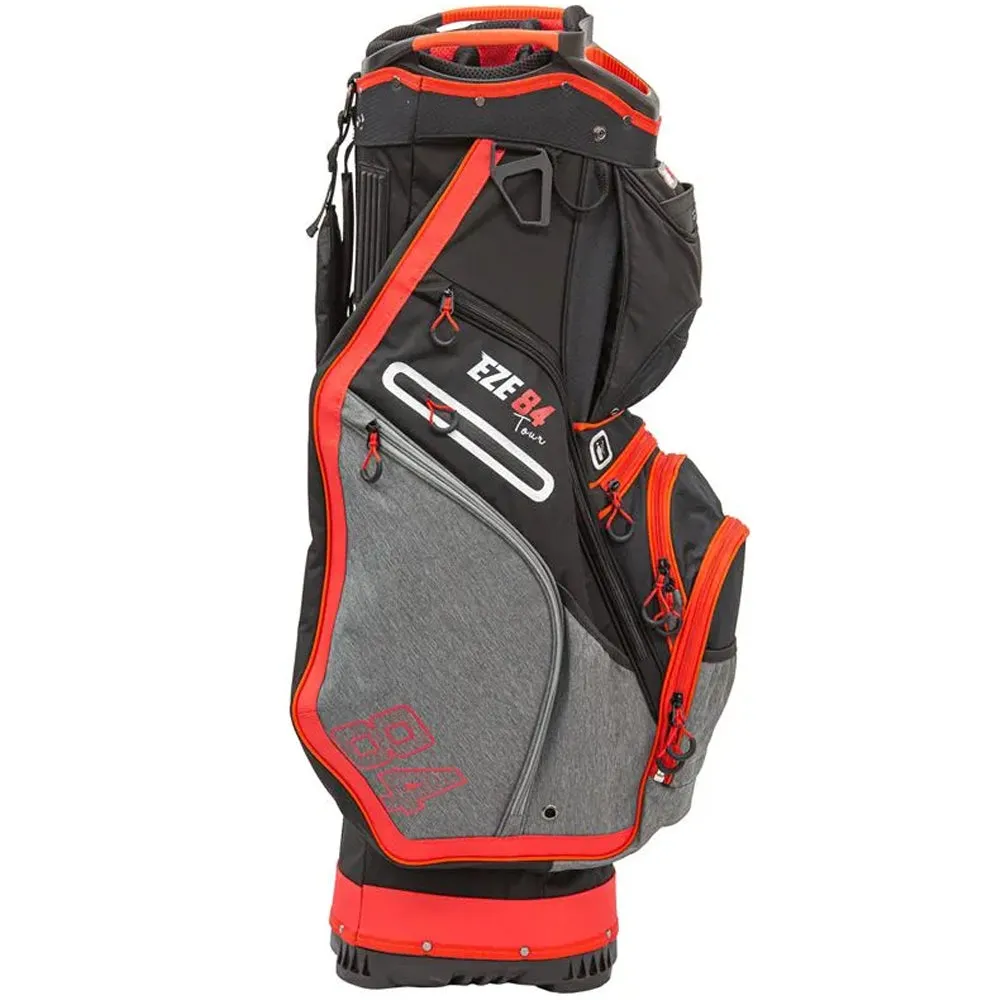EzeGlide 84 Tour Cart Bag - Grey/Red, Golf ball finder glasses, Golf club cleaning brush