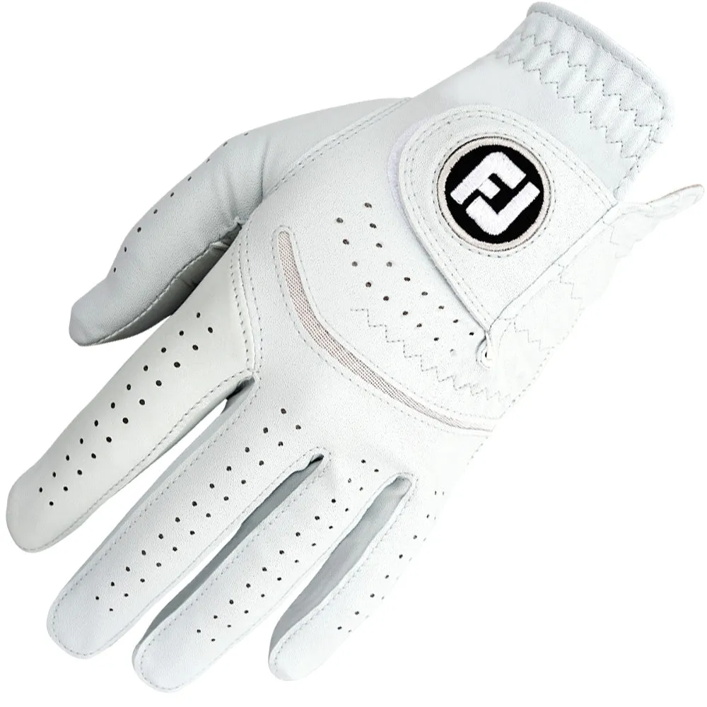 Hot Right Now FootJoy Contour FLX Leather Glove - Pearl Daily Deal, Golf putter for beginners, Fingerless golf gloves, Golf club travel bag hard case