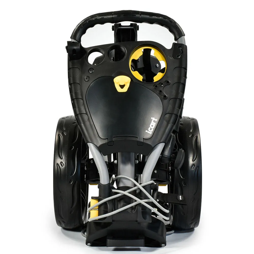 iCart Compact Evo 3-Wheel Push Trolley - Grey/Black, Golf simulator for home