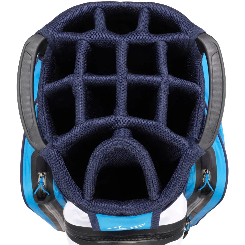 Mizuno BR-DRI Waterproof Cart Bag - Navy/Blue, Golf rain gloves, Custom golf head covers, Airline approved golf bag