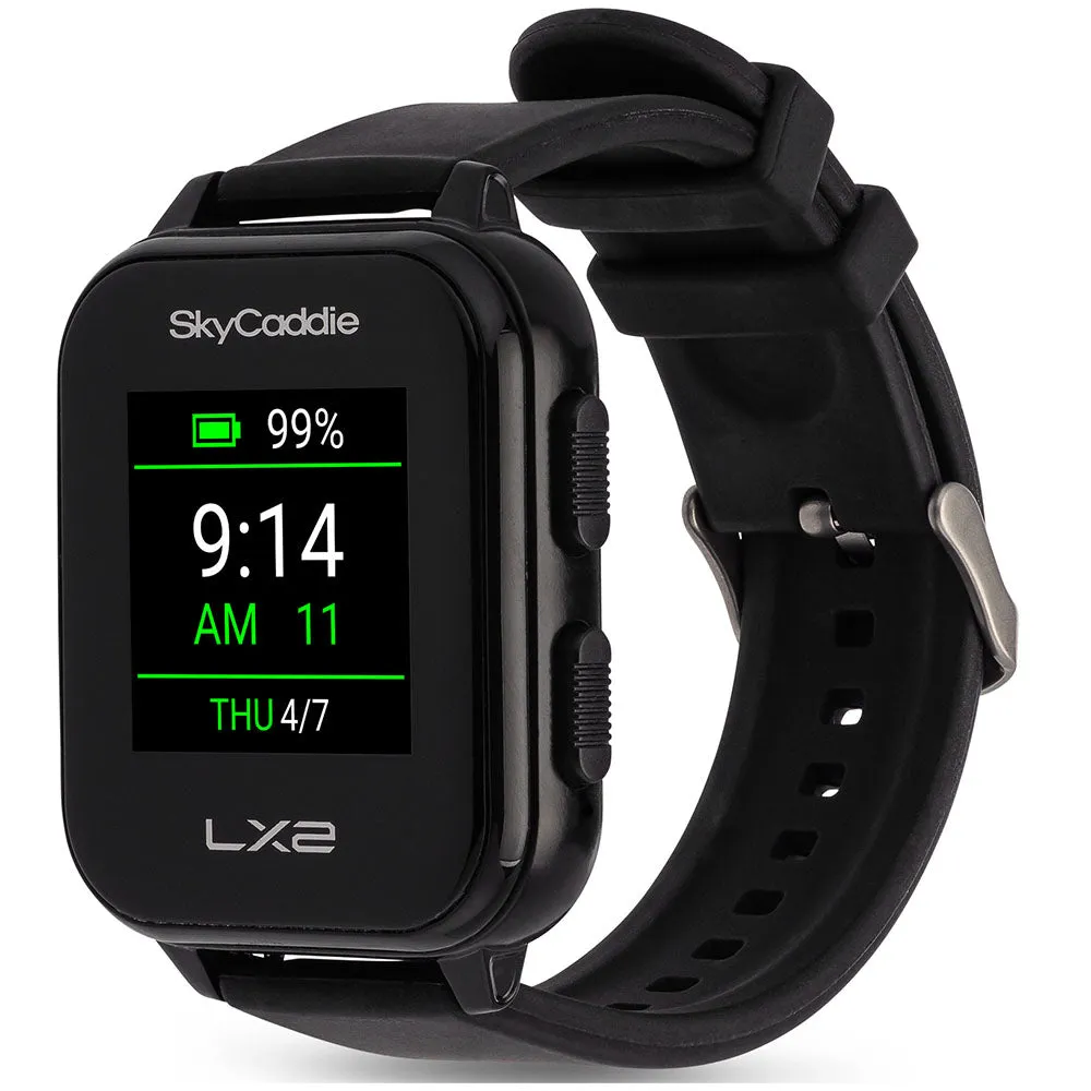 SkyCaddie LX2 GPS Smartwatch - Black, Callaway golf set, FootJoy golf shoes