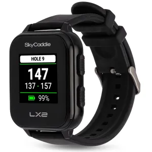 Hot Right Now SkyCaddie LX2 GPS Smartwatch - Black Editor's Choice, Golf swing trainer, XXL golf gloves, Indoor golf putting green