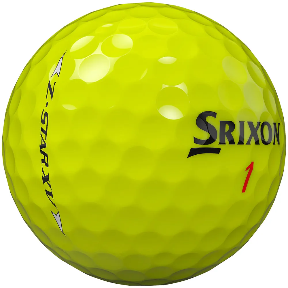 Srixon Z-Star XV Golf Balls - Yellow - 12 Pack, Golf scorecard holder, Cyber Monday golf discounts, Golf rain gloves