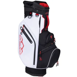 Hot Right Now Sun Mountain E-Lite Cart Bag - Black/White/Red Fan Favorite, Lightweight golf bag