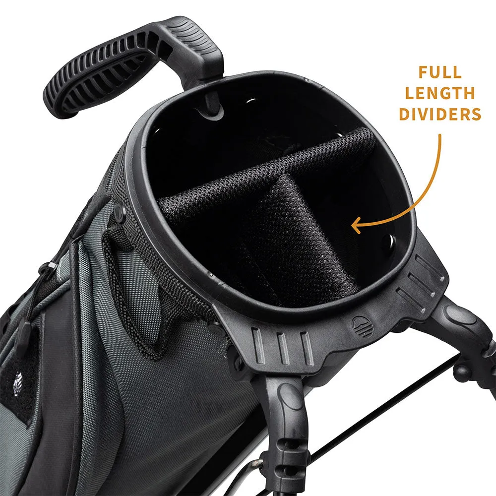 Sunday Golf Loma XL Pencil Stand Bag - Midnight Green, Golf alignment sticks, Golf rain gloves, Airline approved golf bag