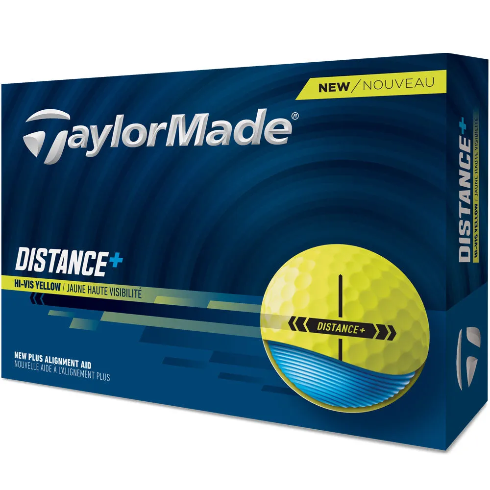 TaylorMade Distance  Golf Balls - Yellow - 3 for 2 Dozen, Soft feel golf balls, Personalized golf balls, Funny golf gifts