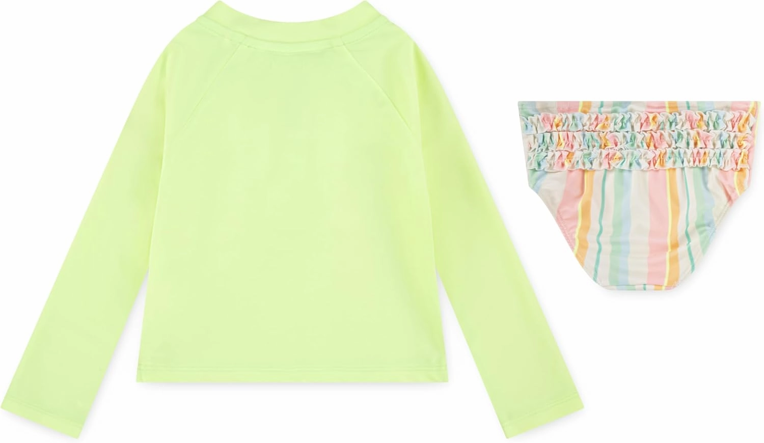 Hurley Boys' Long Sleeve Rash Guard Swim Suit 2-Piece Outfit Set