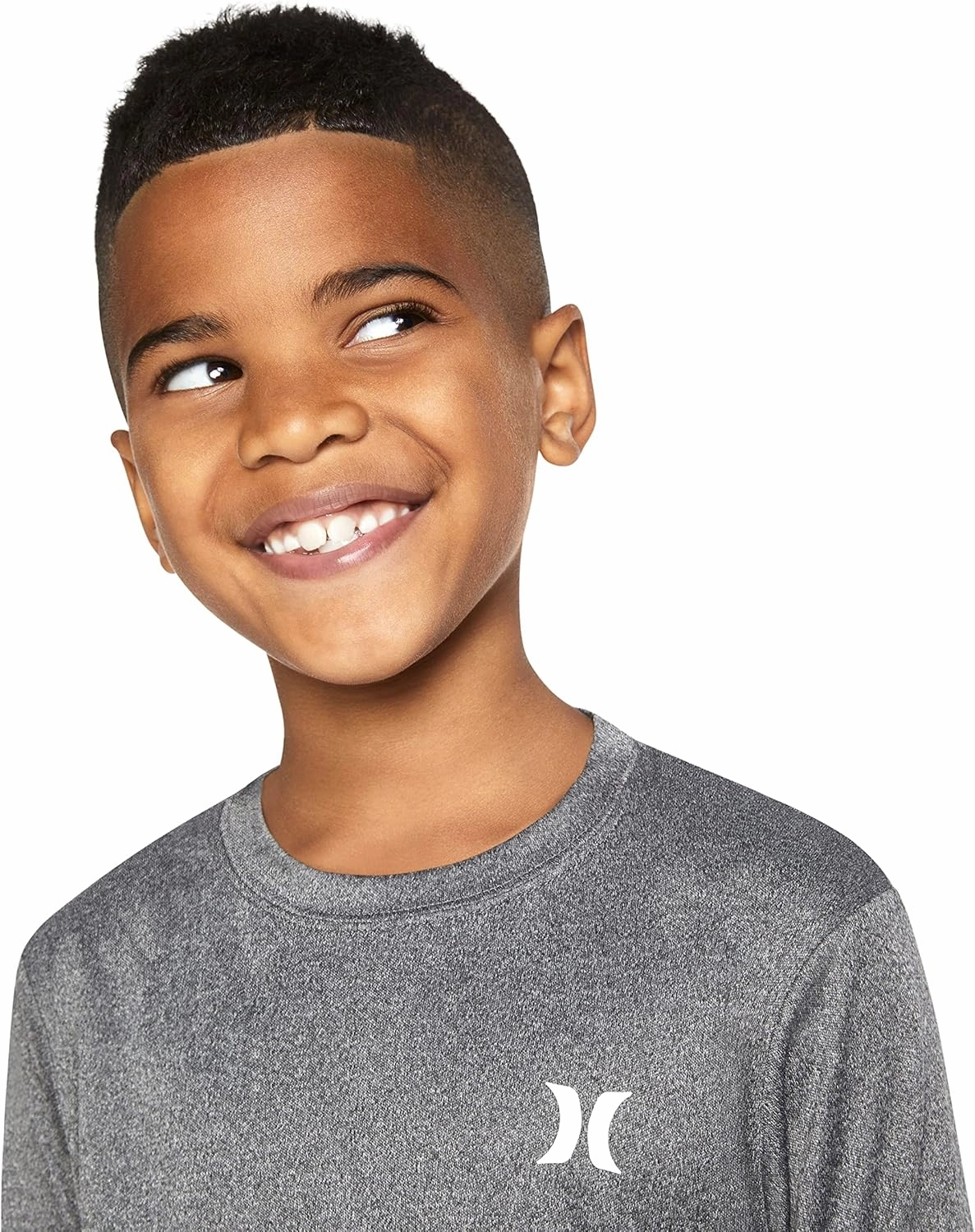 Hurley Boys' Long Sleeve UPF 50  Rash Guard Swim Shirt