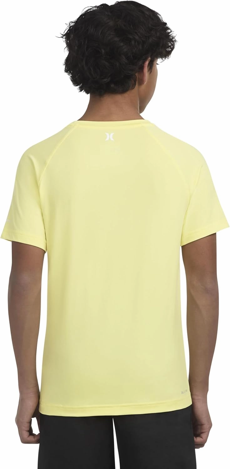 Hurley Boys' UPF 50  Rash Guard Swim Shirt