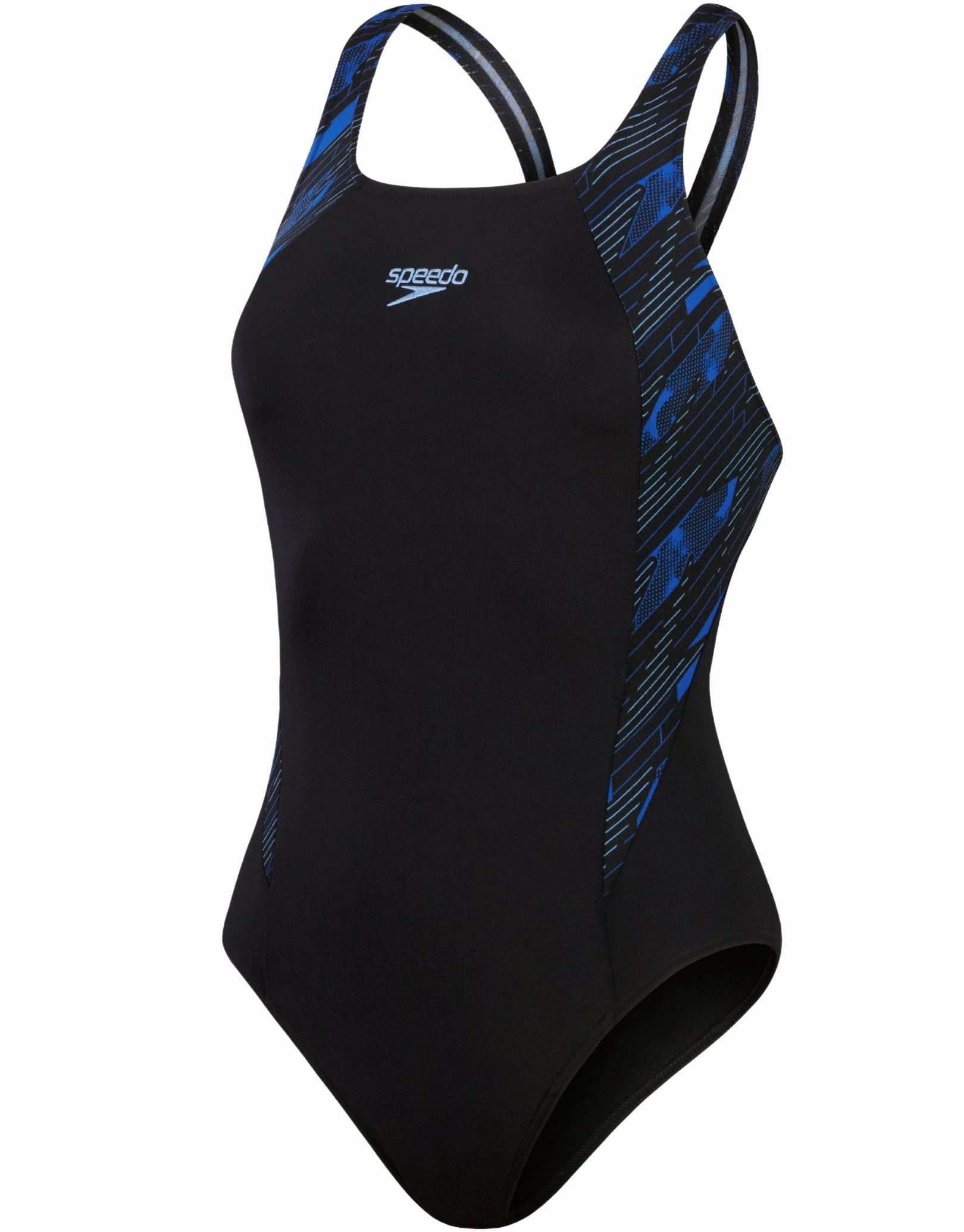 Hyperboom Splice Muscleback Swimsuit - Black/Blue