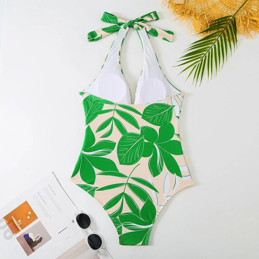 IBAKOM One Piece Swimsuit for Women with Matching Swim Long Skirt Sexy Push Up Bathing Suits Two Pieces Bikini Set
