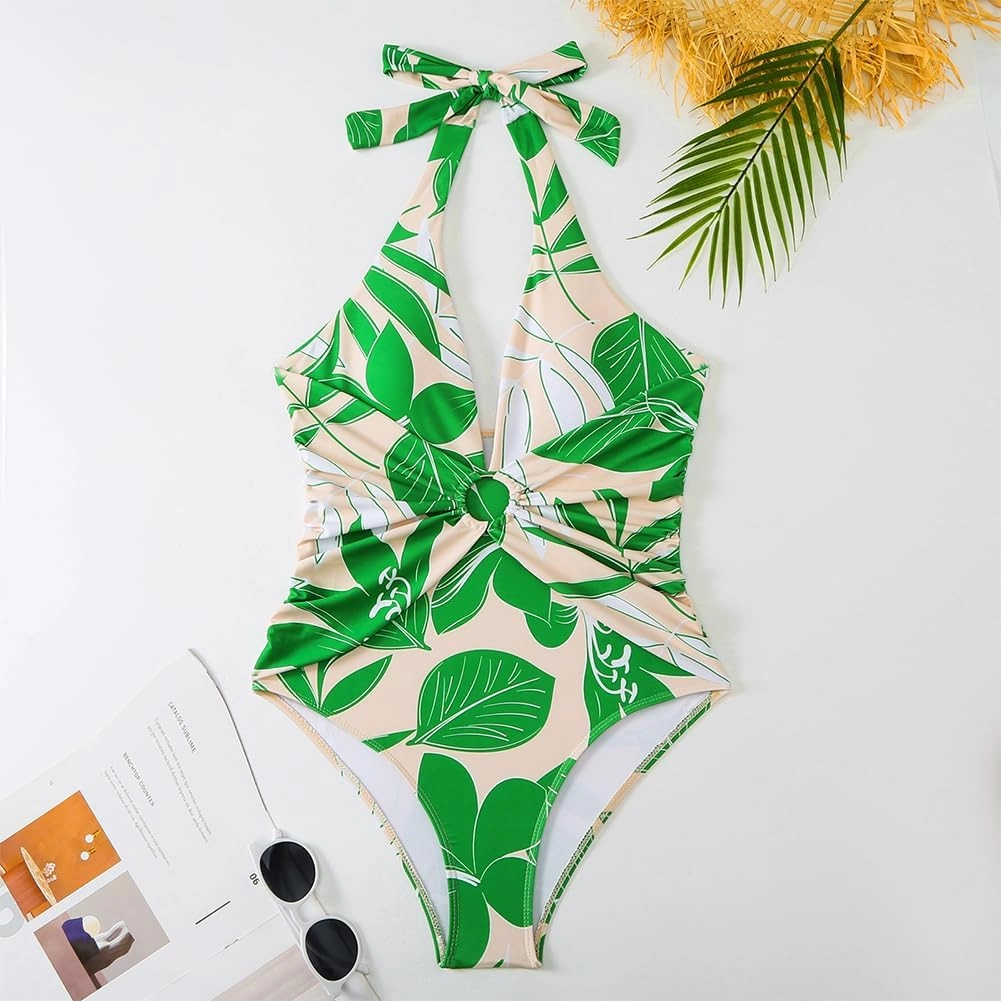 IBAKOM One Piece Swimsuit for Women with Matching Swim Long Skirt Sexy Push Up Bathing Suits Two Pieces Bikini Set