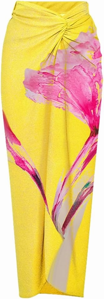 IBAKOM One Piece Swimsuit for Women with Matching Swim Long Skirt Sexy Push Up Bathing Suits Two Pieces Bikini Set
