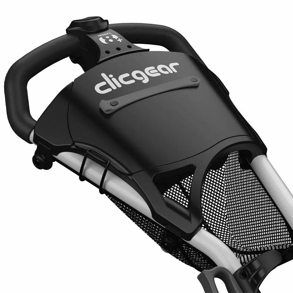 Clicgear 8.0  4-Wheel Push Trolley - Black, Luxury golf accessories