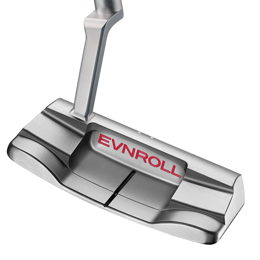 Evnroll ER2V Long Plumber Midblade Putter, Golf swing trainer, Golf shoes for plantar fasciitis, Golf club travel bag hard case