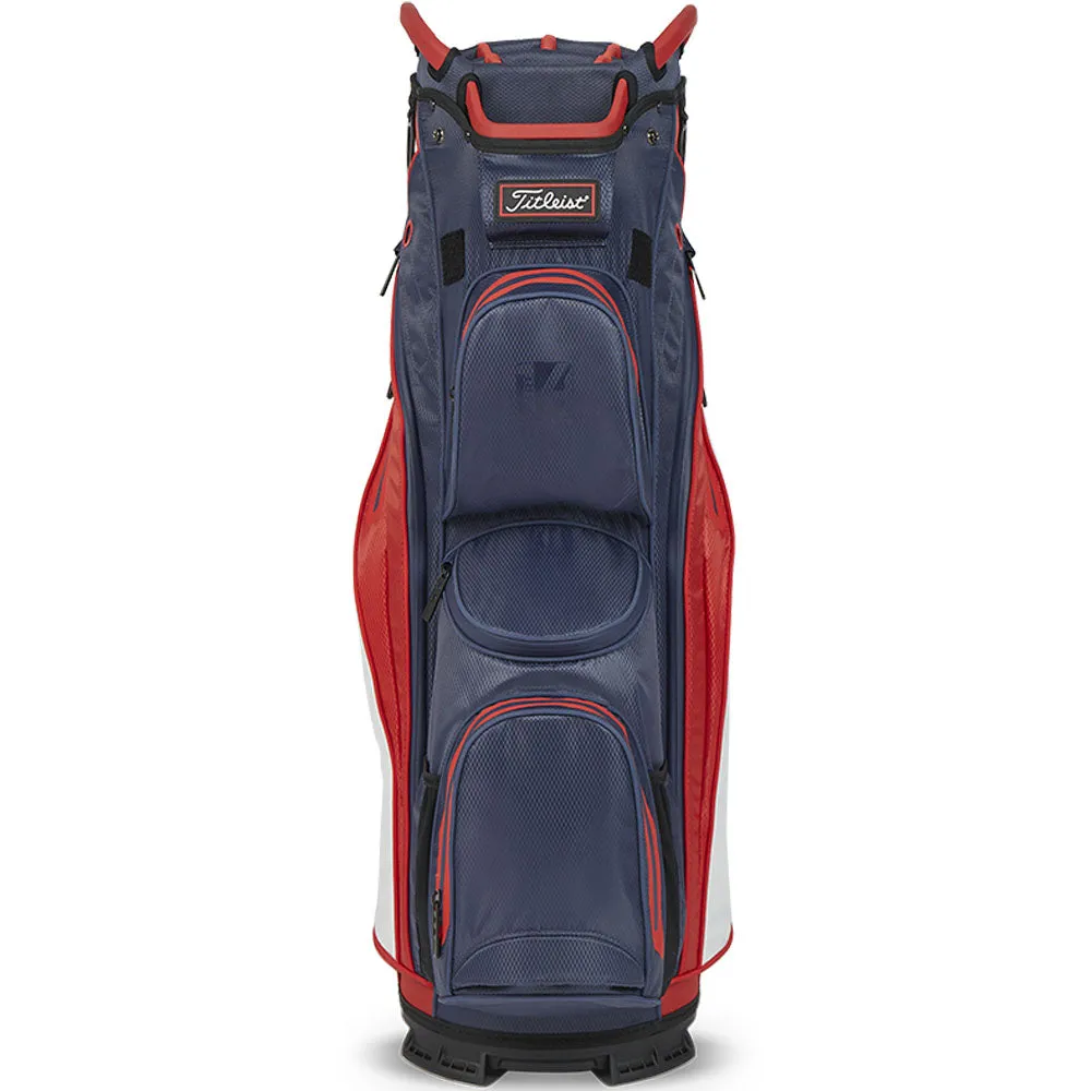 Titleist Cart 14 StaDry Waterproof Cart Bag - Navy/Red/White, Nike Air Zoom golf shoes, Golf practice balls
