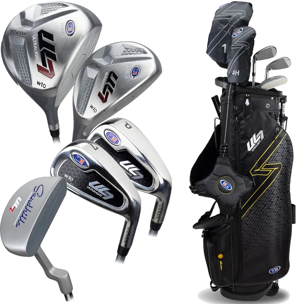 Instant Classic U.S Kids Golf Junior Ultralight 7 63 5 Club Stand Set - (63-66" Golfer Height) The Choice is Clear, Waterproof golf shoes, Golf push cart, Golf meme gifts