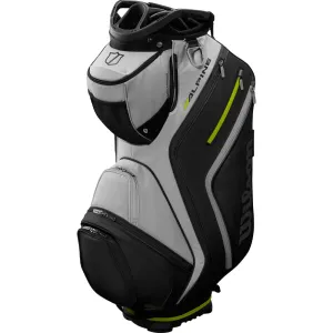 Instant Classic Wilson Alpine Cart 14 Bag - Light Grey/Black Everyday Essential, Custom golf head covers