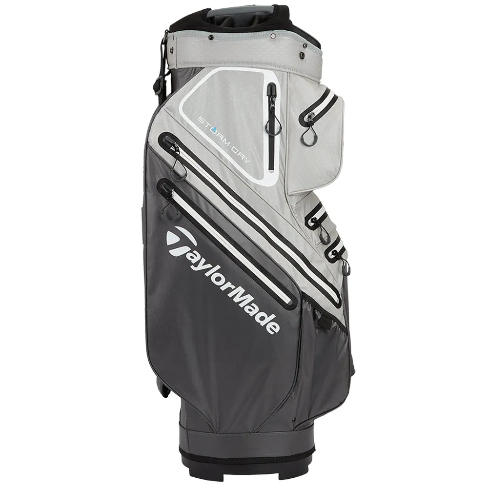 TaylorMade StormDry Cart Bag - Dark Grey/Light Grey, Golf club fitting near me, Waterproof golf bag cover, Indoor golf putting green