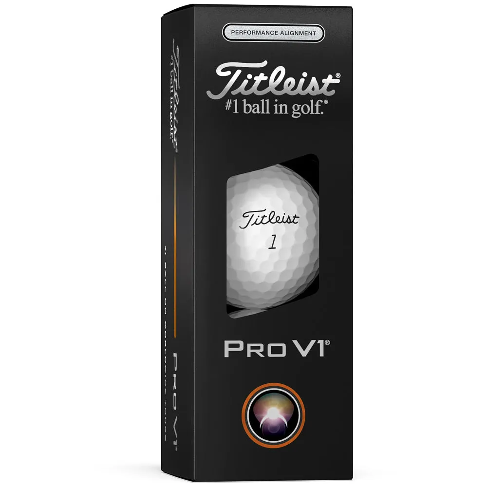 Titleist Pro V1 AIM Performance Alignment Golf Balls - Black - 12 Pack, Compression golf socks, Golf gift for men