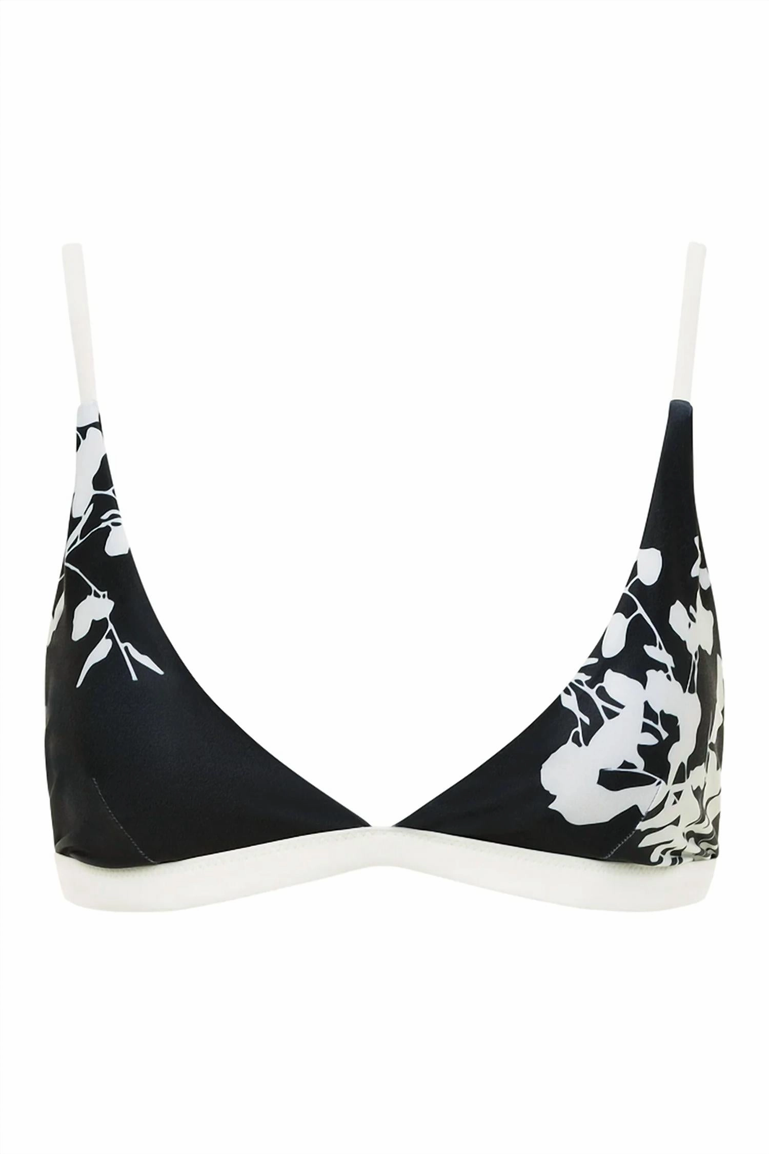 Irina Bikini Top In Bold Flowers