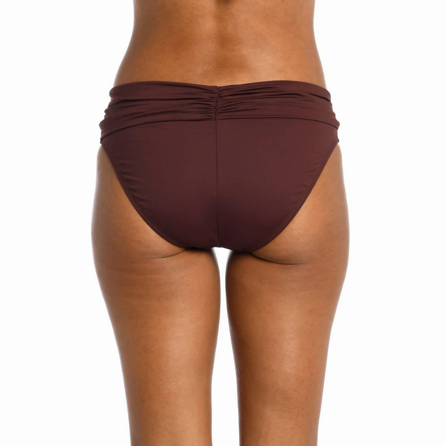 Island Goddess Shirred Band Hipster Bottom In Java