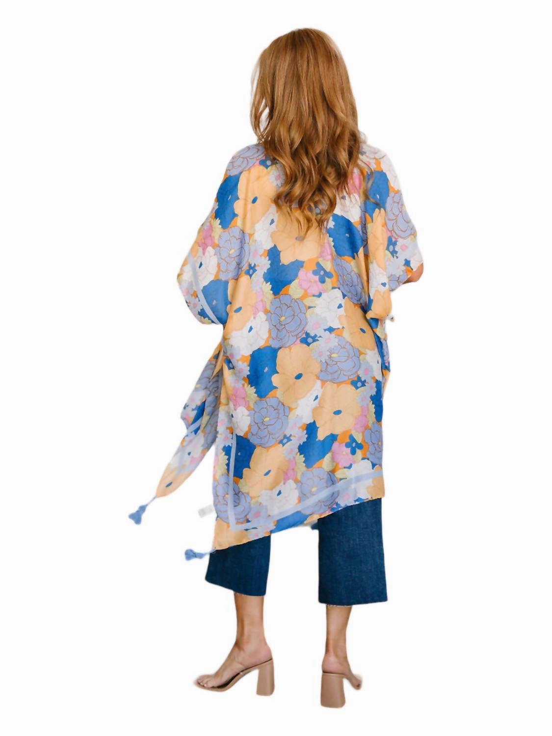 Island Living Floral Kimono! In Multi Color