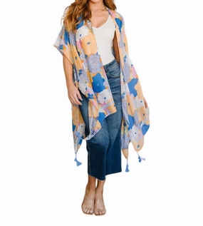 Island Living Floral Kimono! In Multi Color