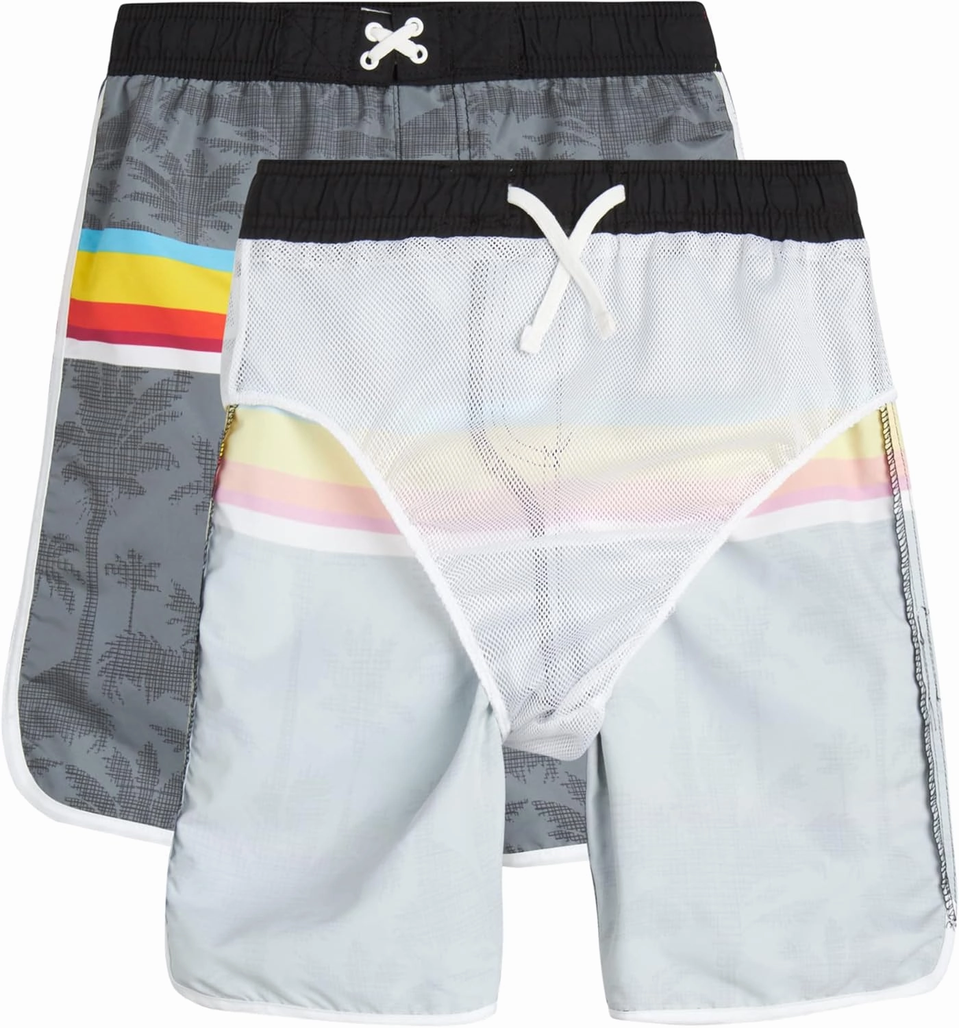 iXtreme Boys Rash Guard Set - 4 Piece UPF 50  Swim Shirt and Bathing Suit Trunks Rash Guard for Boys (Sizes: 12M-18)