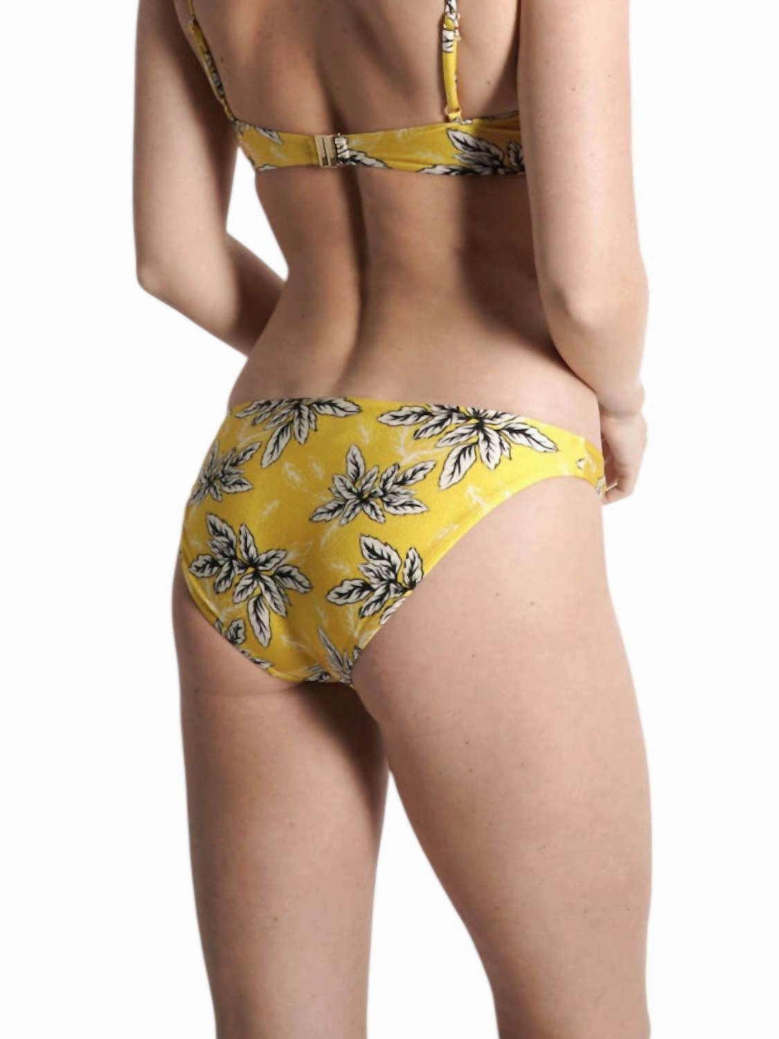 Jenna Classic Brief Bikini Bottom In Spring Print