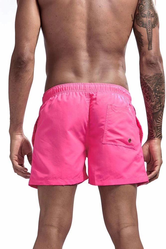JIHUILAI Mens Swim Trunks Quick Dry Swim Shorts with Mesh Lining Beach Shorts Bathing Suits