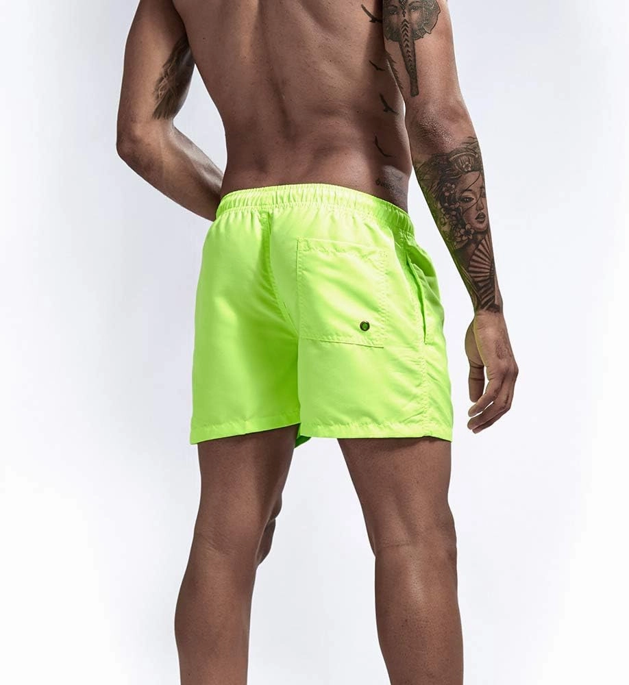 JIHUILAI Mens Swim Trunks Quick Dry Swim Shorts with Mesh Lining Beach Shorts Bathing Suits