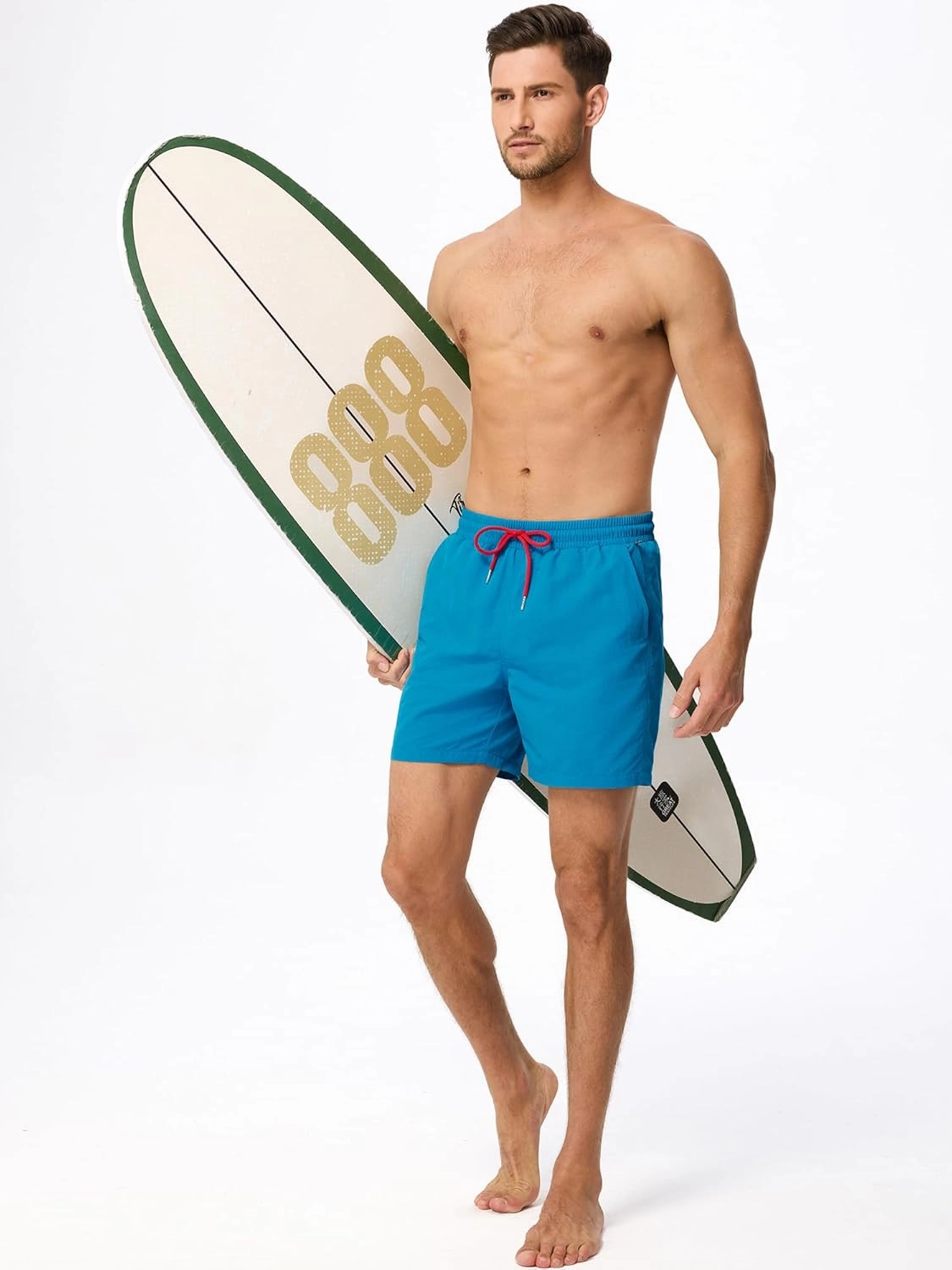 JMIERR Mens Swim Trunks with Mesh Lining Beach Swimming Shorts for Men Lightweight Swimwear Summer Sports Short