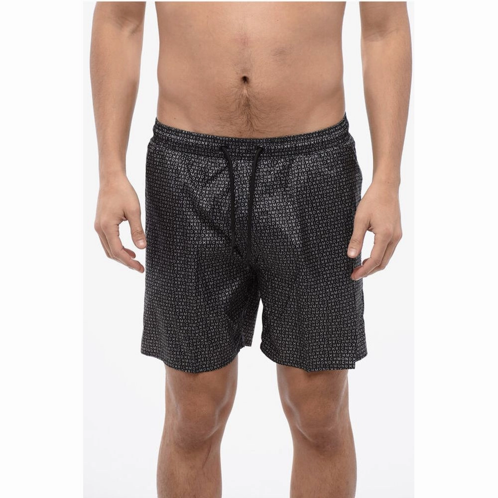 John Richmond Monogram Boxer Men's Swimsuit