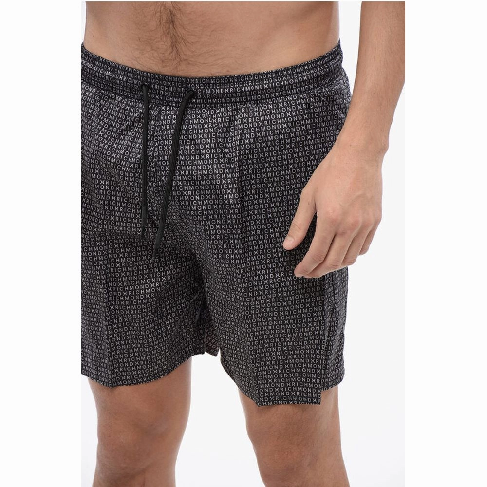 John Richmond Monogram Boxer Men's Swimsuit