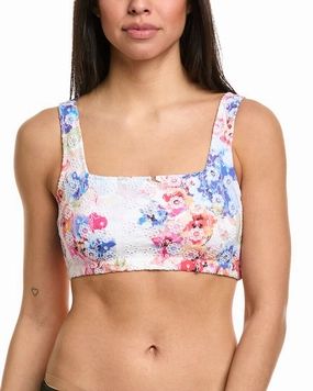 Johnny Was Eyelet Bikini Top
