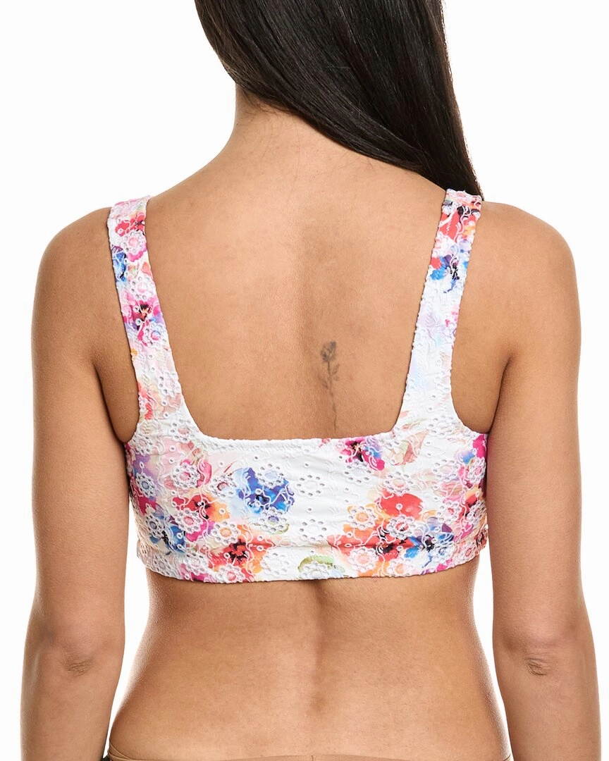Johnny Was Eyelet Bikini Top