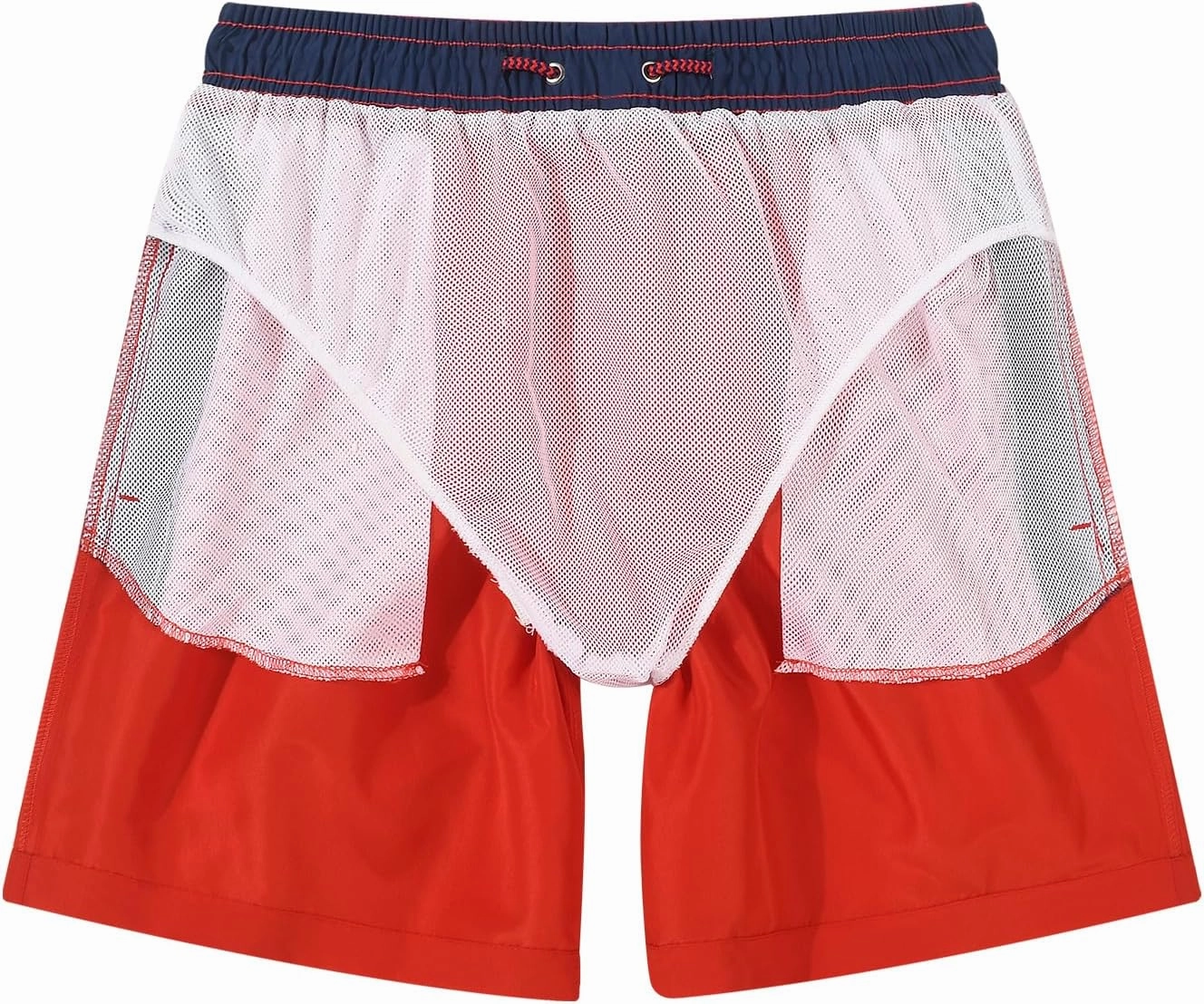 JOYSON Mens Swim Trunks Quick Dry Swim Shorts with Mesh Lining Solid Color Swimwear Bathing Suits