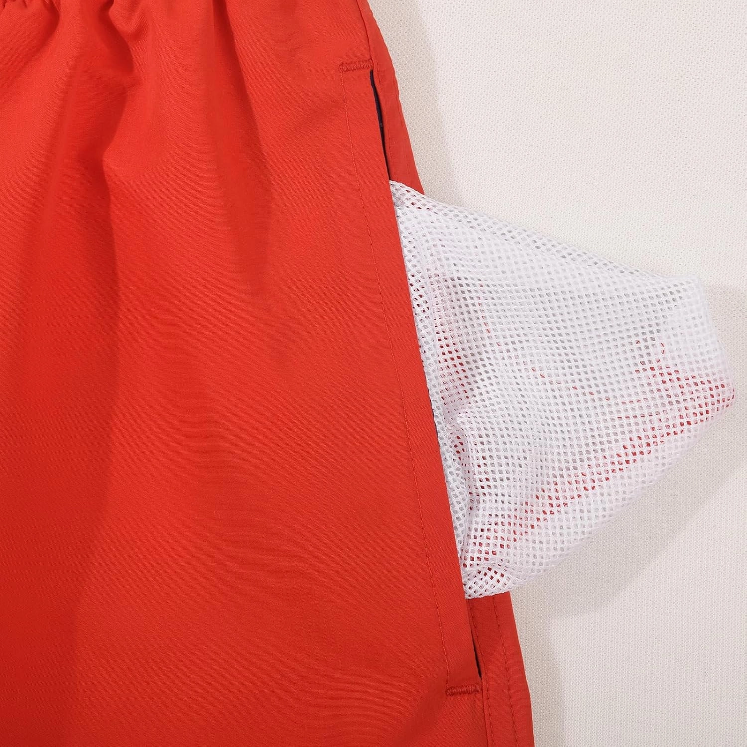 JOYSON Mens Swim Trunks Quick Dry Swim Shorts with Mesh Lining Solid Color Swimwear Bathing Suits