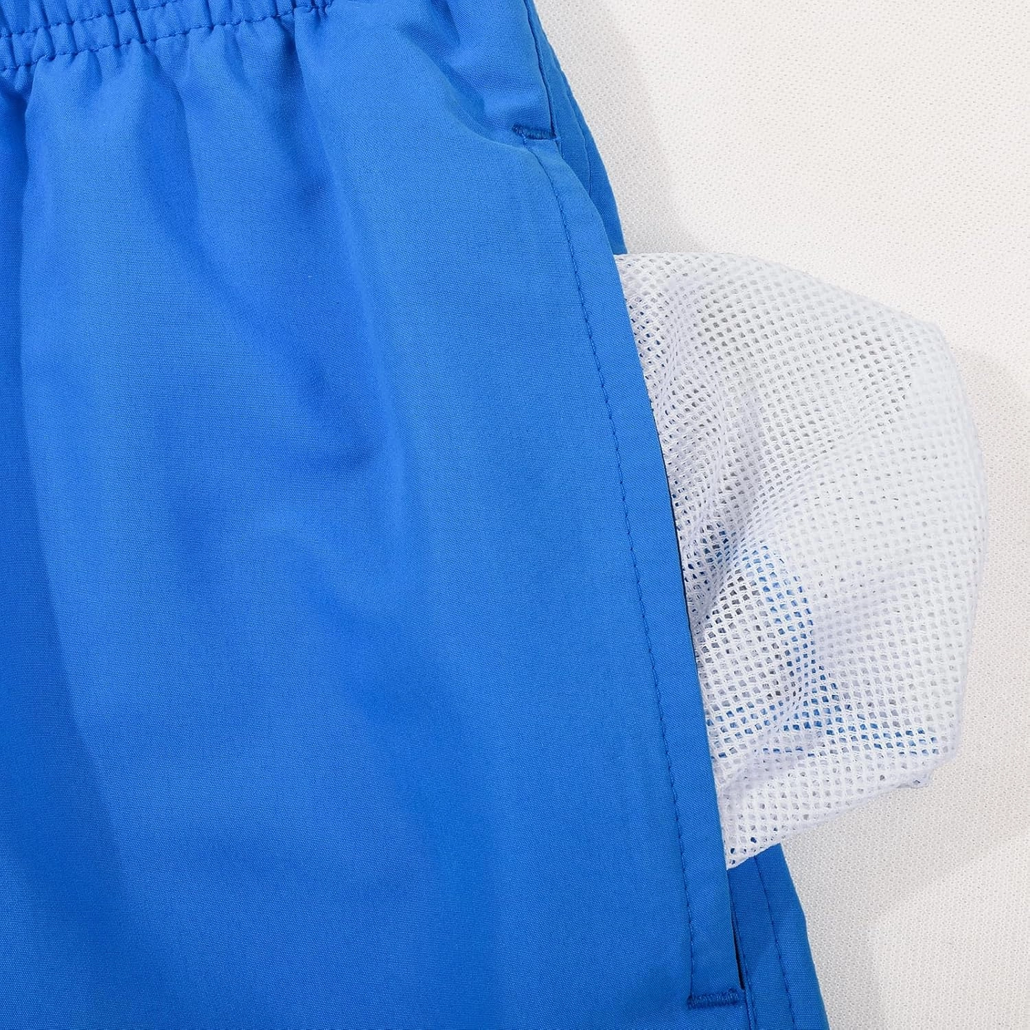 JOYSON Mens Swim Trunks Quick Dry Swim Shorts with Mesh Lining Solid Color Swimwear Bathing Suits