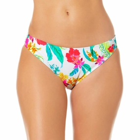 Juniors Womens Floral Print Hipster Swim Bottom Separates