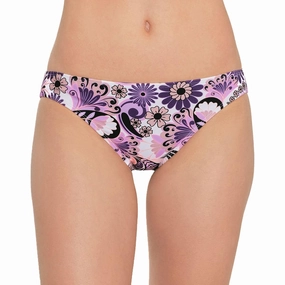 Juniors Womens Floral Print Hipster Swim Bottom Separates