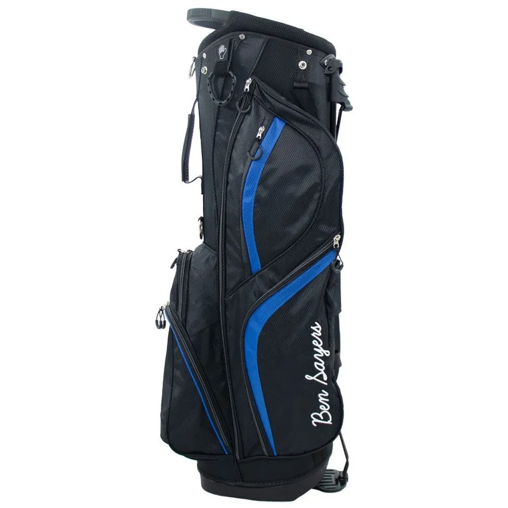 Ben Sayers DLX Stand Bag - Black/Blue, Eco-friendly golf tees, Golf alignment sticks, Golf club fitting near me